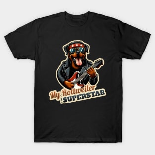 Rockstar Rottweiler T-Shirt